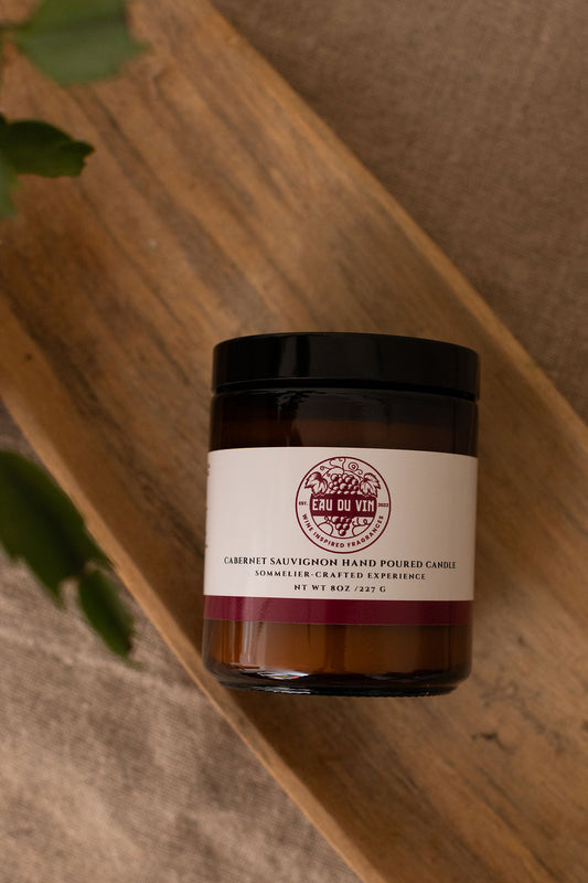 Cabernet Sauvignon Hand Poured Candle