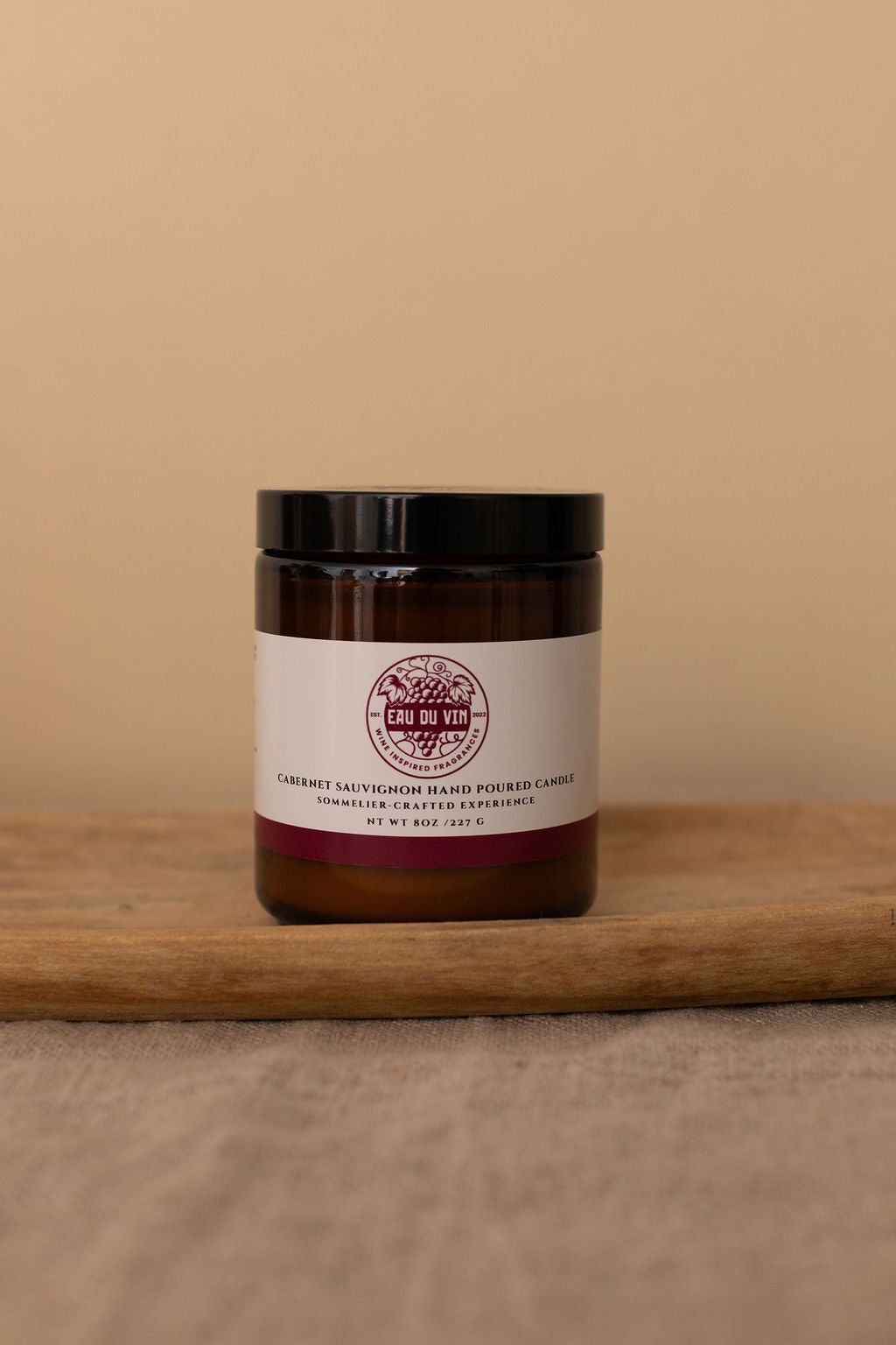 Cabernet Sauvignon Hand Poured Candle