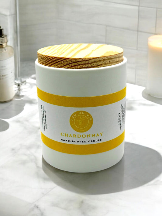 Chardonnay Organic Soy Candle