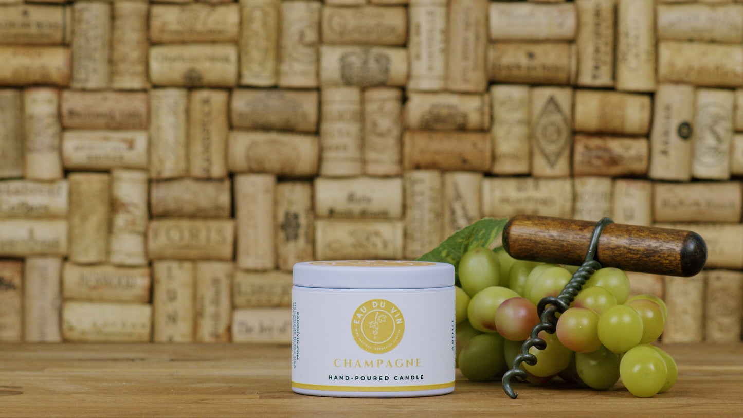 Champagne Organic Soy Candle