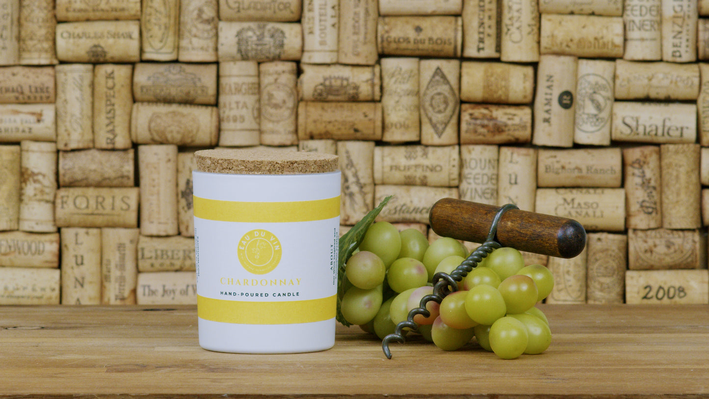 Chardonnay Organic Soy Candle