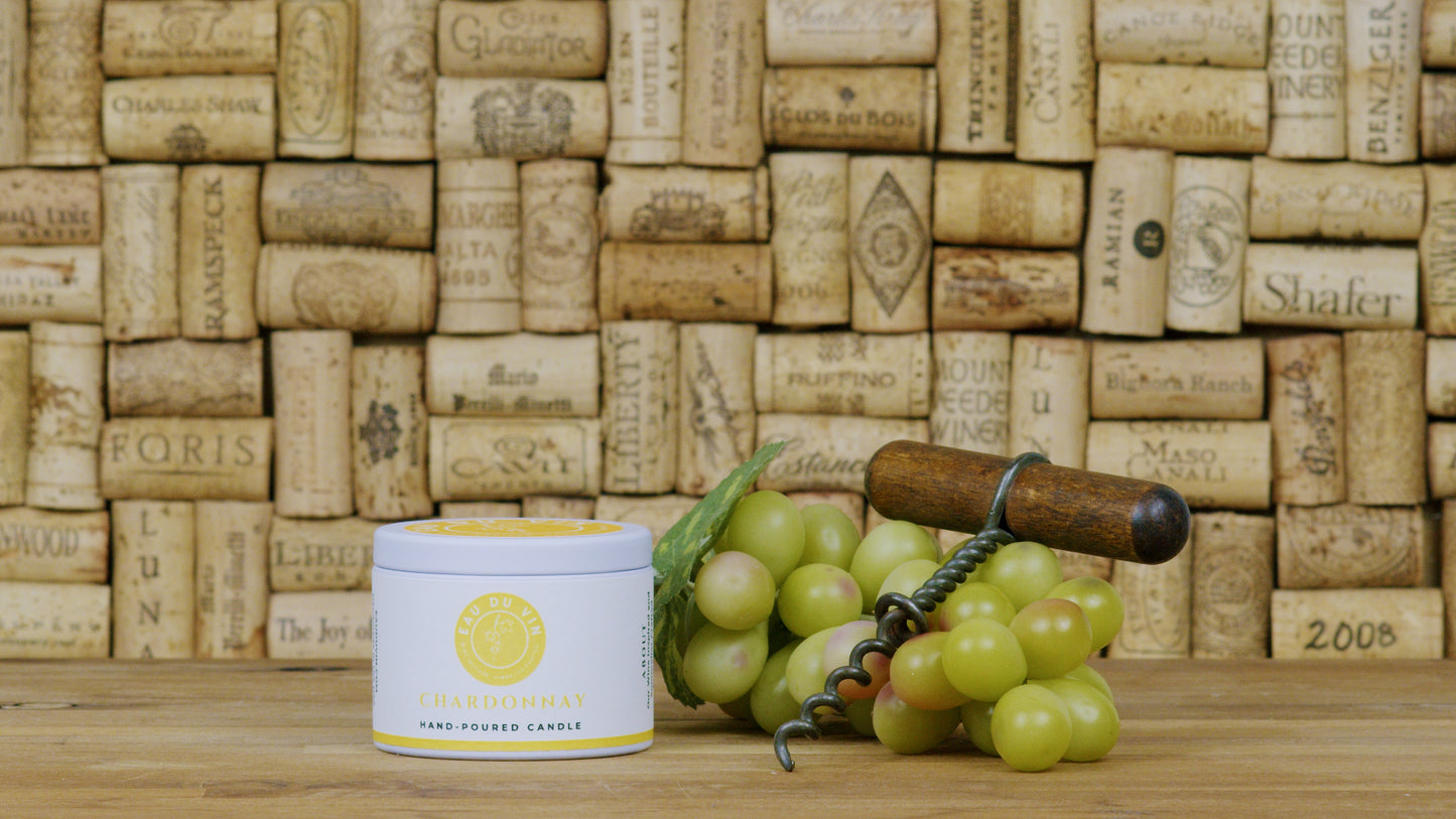 Chardonnay Organic Soy Candle