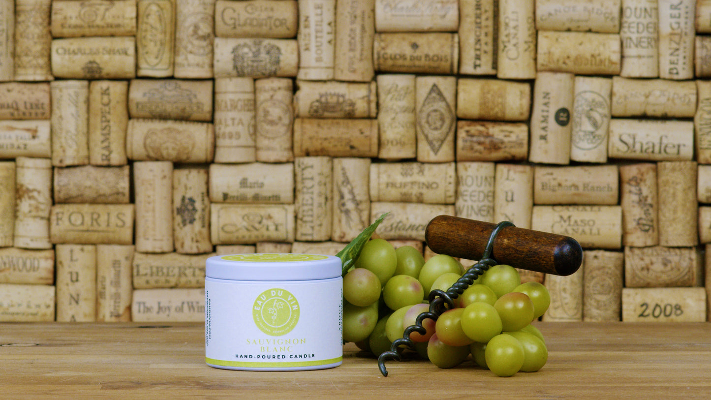 Sauvignon Blanc Organic Soy Candle