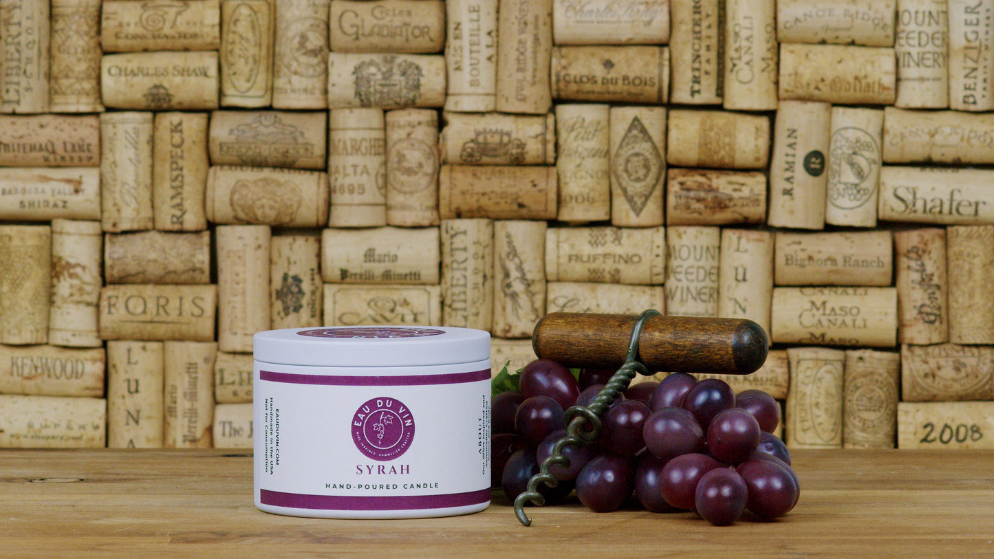 Syrah Organic Soy Candle